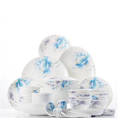 日逼日逼视频48头聆听花开骨瓷礼品餐具套装
